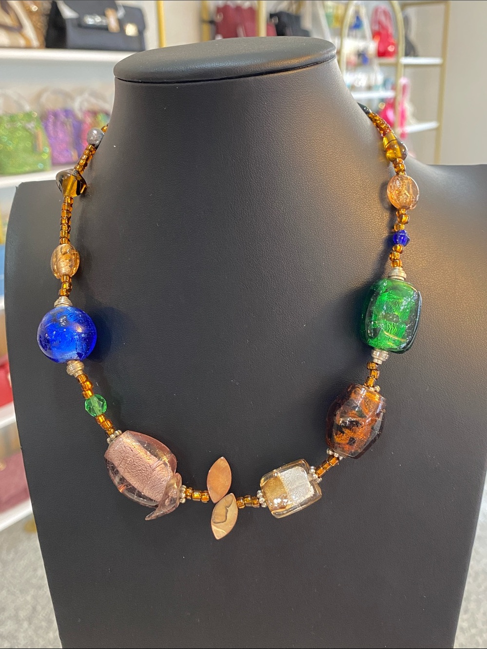 Glass necklace